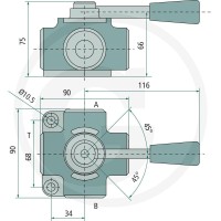 GRANIT Zawór czterodrożny 87001017 - 87001017 - Sklep rolniczy PoltechParts