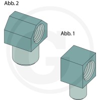 GRANIT Połączenie śrubowe narożne 90° 30615ZS1907 - 30615ZS1907 - Sklep rolniczy PoltechParts