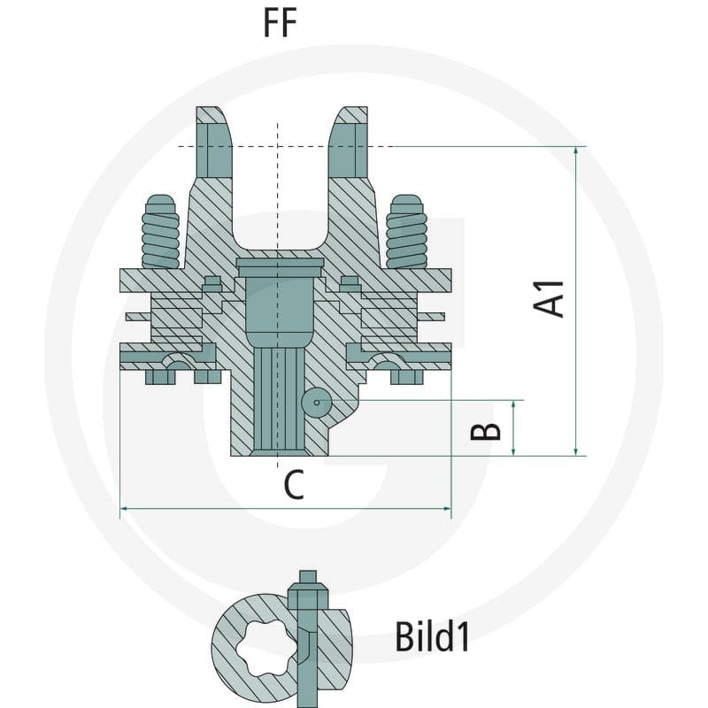 BLUELINE Sprzęgło cierne 377377475 - 377377475 - Sklep rolniczy PoltechParts