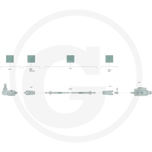 Walvoil Remote-Control-jednostka, zwolnienie sprężyny + dźwignia SD5 86500770