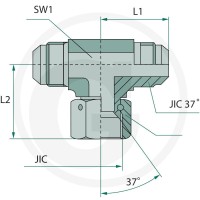 GRANIT TA 1,1/16 M-FS-M-JIC 81526232 - 81526232 - Sklep rolniczy PoltechParts