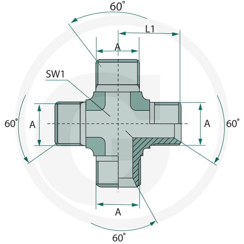 GRANIT KA 3/8 M-BSP 81526375 - 81526375 - Sklep rolniczy PoltechParts