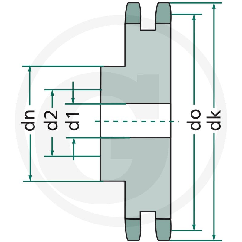 GRANIT Koło łańcuchowe 837022-015-13 - 837022-015-13 - Sklep rolniczy PoltechParts