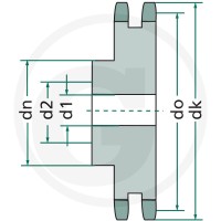 GRANIT Koło łańcuchowe 837022-015-13 - 837022-015-13 - Sklep rolniczy PoltechParts