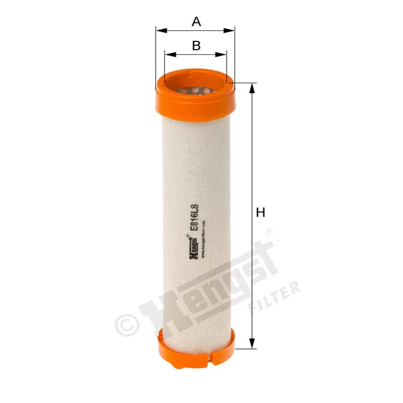 Hengst Filtr powietrza 866E816LS - 866E816LS - Sklep rolniczy PoltechParts