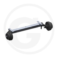 AL-KO Oś z odbojnikami gumowymi 89346.32.368.406 - 89346.32.368.406 - Sklep rolniczy PoltechParts