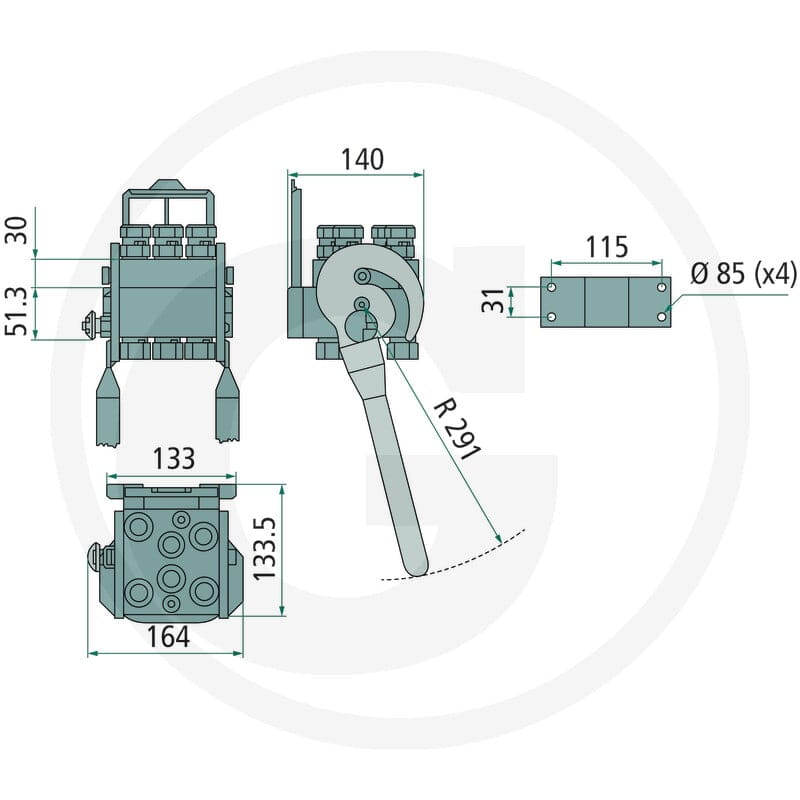 Faster Gniazdo 2P5066-6-38G FC 86003067 - 86003067 - Sklep rolniczy PoltechParts