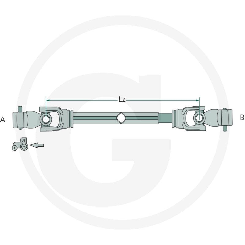 Weasler Wał przegubowy 39716007145071 - 39716007145071 - Sklep rolniczy PoltechParts