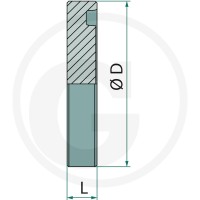 GRANIT Zaślepka SAE 1/2" 3000 81528784 - 81528784 - Sklep rolniczy PoltechParts