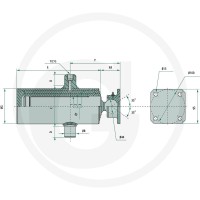 Chapel Siłownik tel.-AO-K-45-61-76-91-H1190 82000198 - 82000198 - Sklep rolniczy PoltechParts