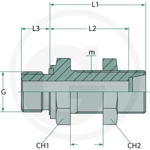 GSA 1/4 M-BSP x 8L 81603730