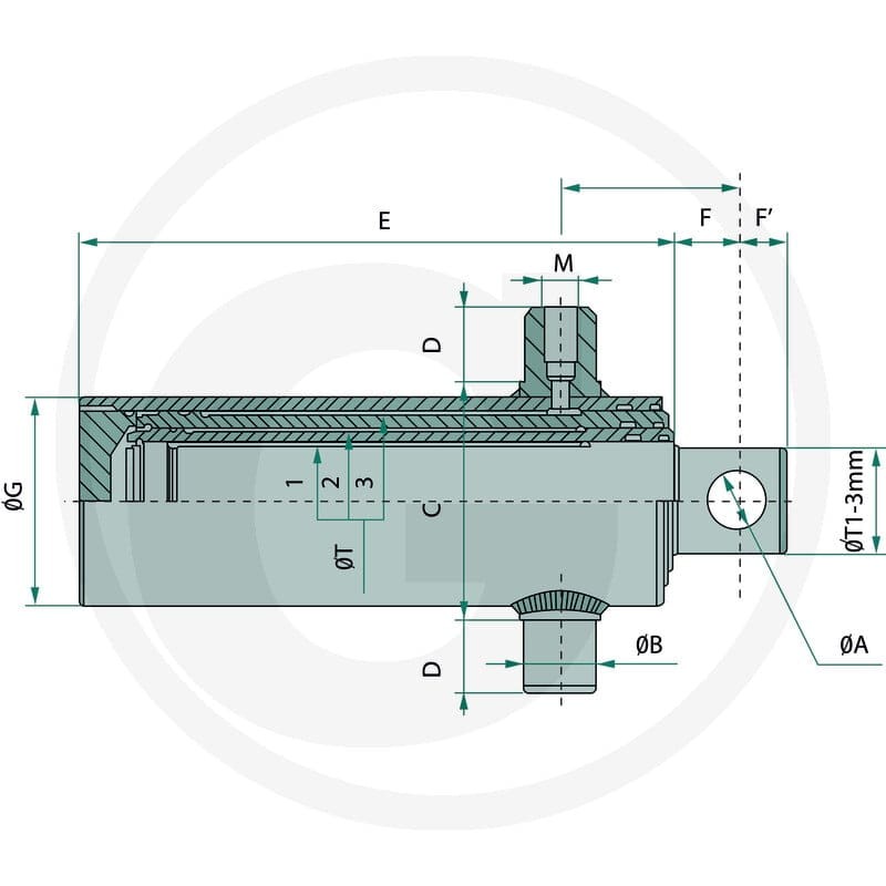 Chapel Siłownik tel.-AO-45-61-76-H910 82000011 - 82000011 - Sklep rolniczy PoltechParts