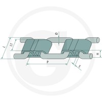GRANIT Łańcuch ogniwowy 80/12 75532001 - 75532001 - Sklep rolniczy PoltechParts