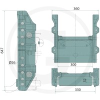 Rockinger Rama zaczepowa 787880A09142 | poltechparts.pl