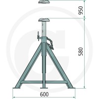 AC Stojak warsztatowy 760AB8-580 - Sklep PoltechParts