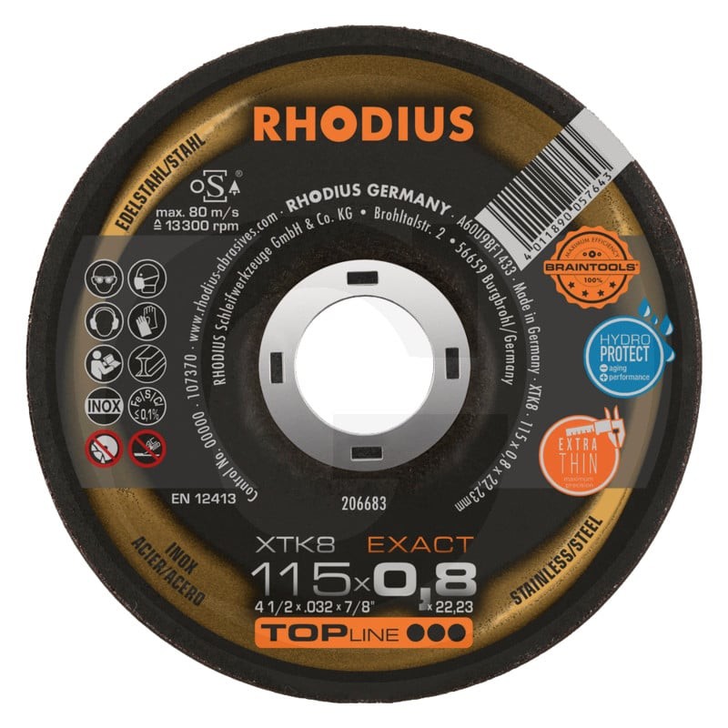 RHODIUS Tarcza do cięcia XTK8 EXACT 77500079
