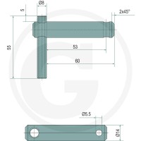 Scharmüller Śruba mocująca 777104412110 | poltechparts.pl