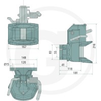 Scharmüller Zaczep automatyczny z kołnier… | poltechparts.pl