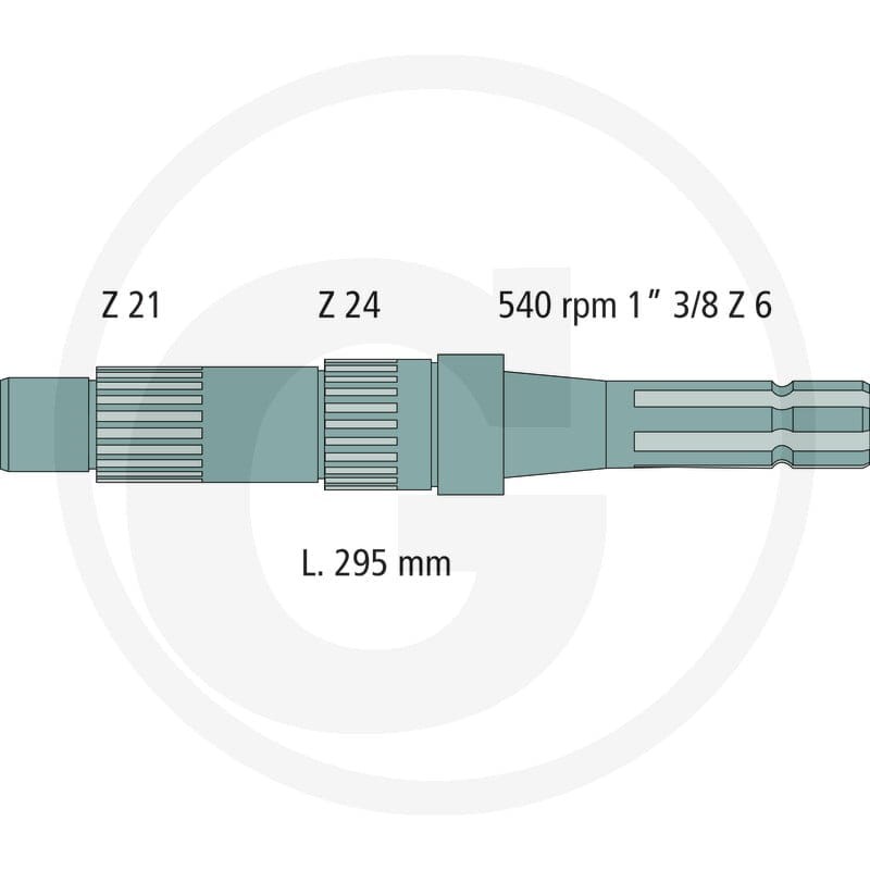 GRANIT Końcówka wałka przekaźnika mocy 70815408 - 70815408 - Sklep rolniczy PoltechParts