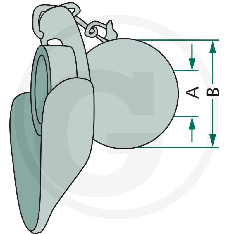 CBM Kula z kołnierzem 712E821 - 712E821 - Sklep rolniczy PoltechParts