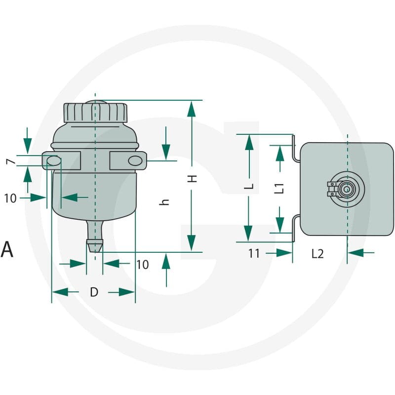 GRANIT Zbiornik wyrównawczy 71703350849033 - Sklep PoltechParts