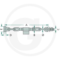 GRANIT Łańcuch stabilizujący 718IM-F01 - 718IM-F01 - Sklep rolniczy PoltechParts