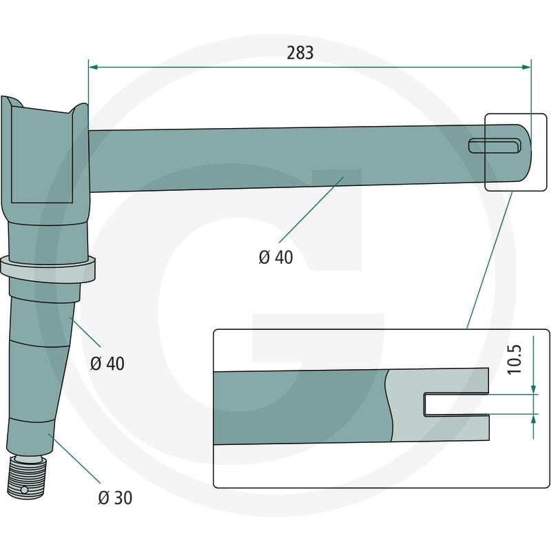 GRANIT Zwrotnica osi 72704018 - Sklep PoltechParts