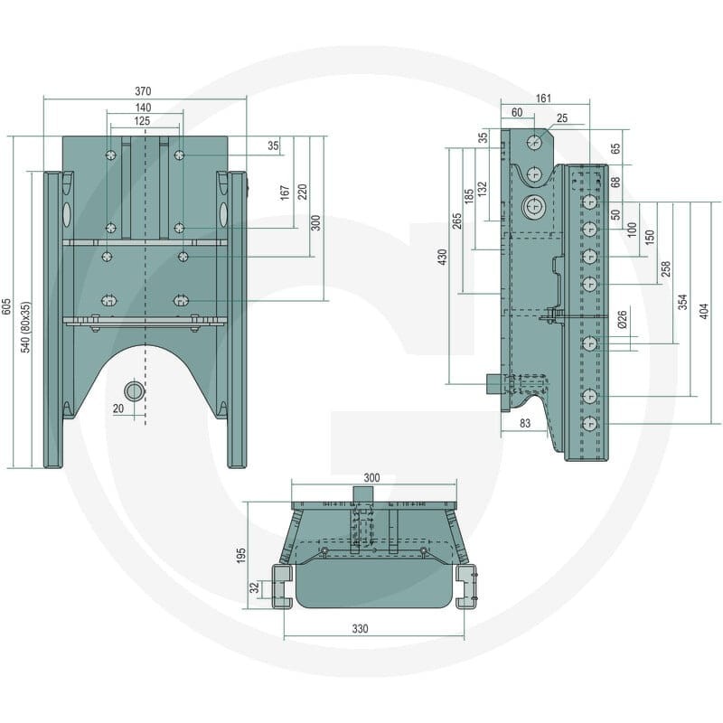 Scharmüller Lagerblock kurz W330S232 MB-T… | poltechparts.pl