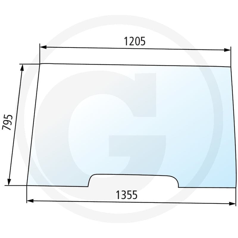 GRANIT Szyba przednia 650S0034A5