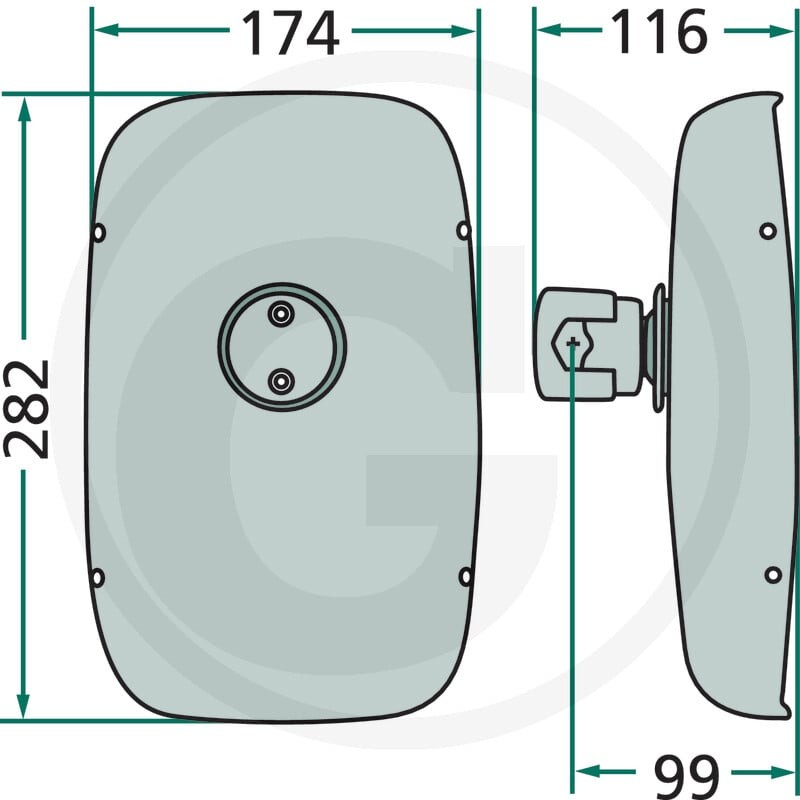 ECCO Lusterko 65499033 - 65499033 - Sklep rolniczy PoltechParts