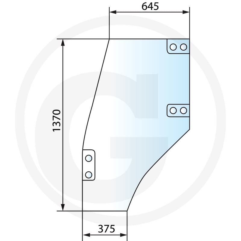 GRANIT Szyba drzwi 650S402778