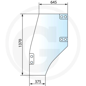 GRANIT Szyba drzwi 650S402778