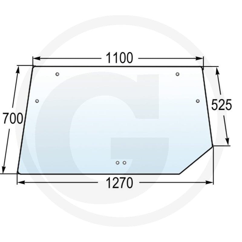 GRANIT Szyba tylna 650S358486