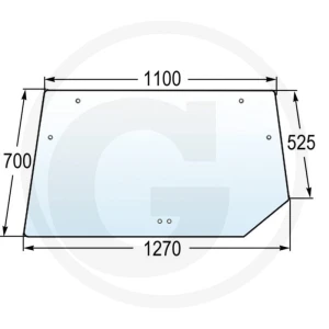 GRANIT Szyba tylna 650S358486