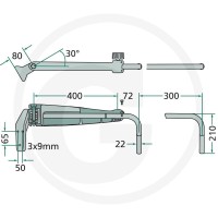 ECCO Teleskopowy uchwyt lusterka HD 65402053 - 65402053 - Sklep rolniczy PoltechParts