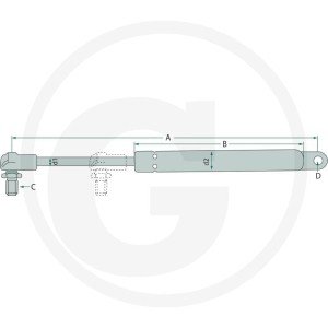 Stabilus Siłownik gazowy 65412048