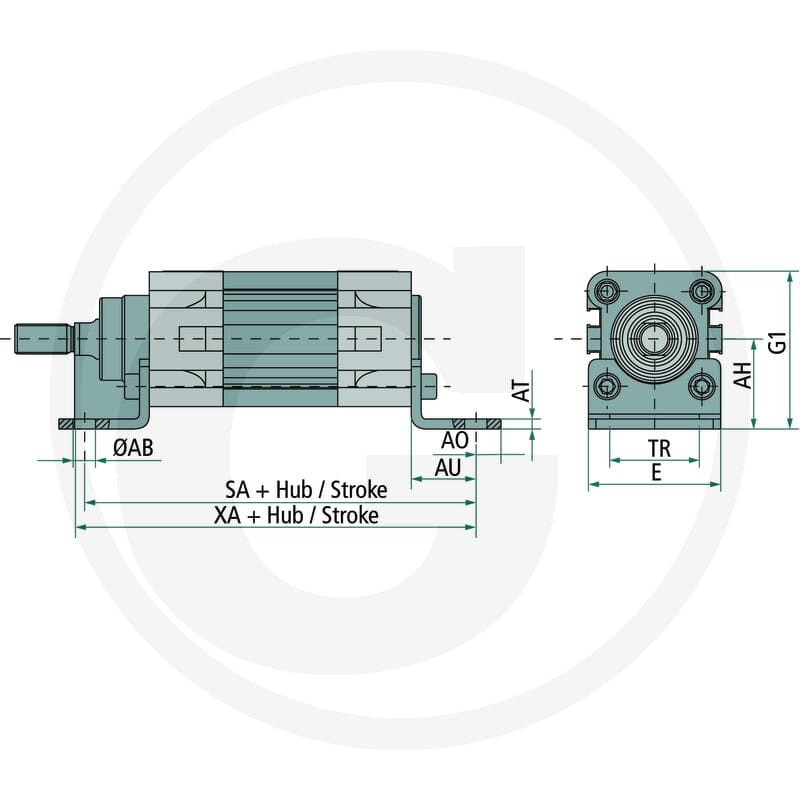 GRANIT ZTI-BEF-A-32 Stopka mocująca 60631601000 - Sklep PoltechParts
