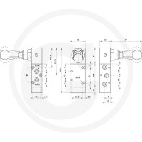 GRANIT VAZ-HHF520-1/8 5/2 Rozdzielacz z dźwignią ręczną 606AZ521ML90 - 606AZ521ML90 - Sklep rolniczy PoltechParts