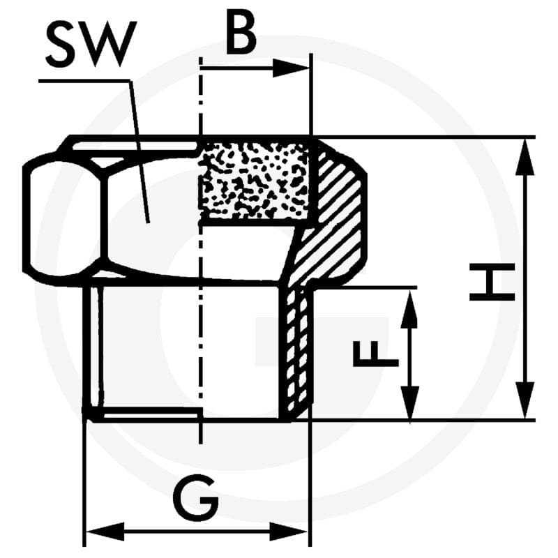 GRANIT J-SD5-3/4-SB-B Tłumik 60615010209 - 60615010209 - Sklep rolniczy PoltechParts