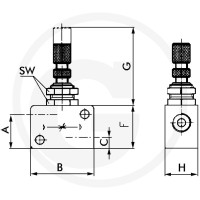 GRANIT L-DVP-1/4-AL Zawór dławiący precyzyjny 60621120091 - 60621120091 - Sklep rolniczy PoltechParts