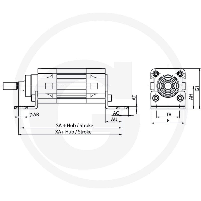 GRANIT ZTI-BEF-A-40 Stopka mocująca 60631601001 - Sklep PoltechParts