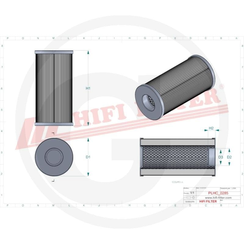 HIFI Filtr oleju hydraulicznego 5674408 | poltechparts.pl