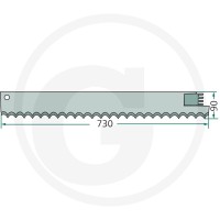 GRANIT Nóż tnący 52760933 - 52760933 - Sklep rolniczy PoltechParts