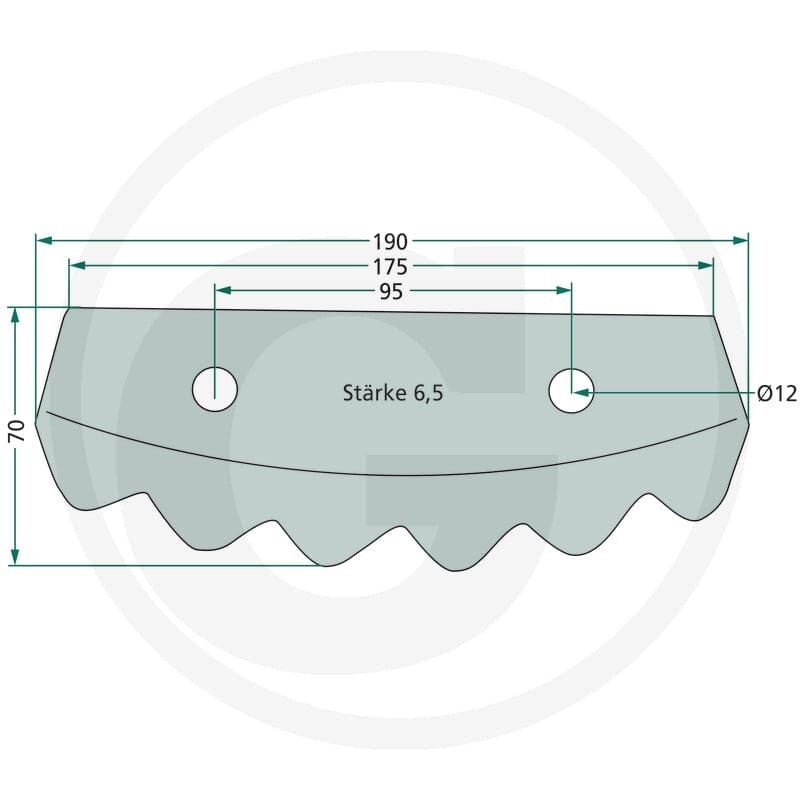GRANIT Nóż 527527343 - 527527343 - Sklep rolniczy PoltechParts