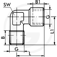 GRANIT F-WEk-3/4-MSv Kolanko 60612360110 - 60612360110 - Sklep rolniczy PoltechParts