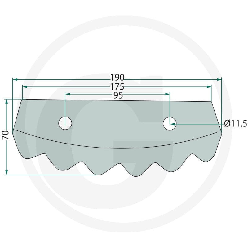 GRANIT Nóż 527527342 - 527527342 - Sklep rolniczy PoltechParts