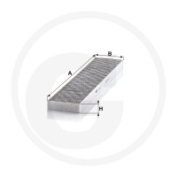 MANN FILTER Filtr powietrza kabiny 565CUK5480 - 565CUK5480 - Sklep rolniczy PoltechParts