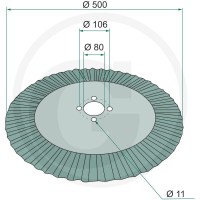 GRANIT Krój tarczowy 5602600000 - 5602600000 - Sklep rolniczy PoltechParts