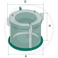 MANN FILTER Filtr paliwa 565PU50X | poltechparts.pl