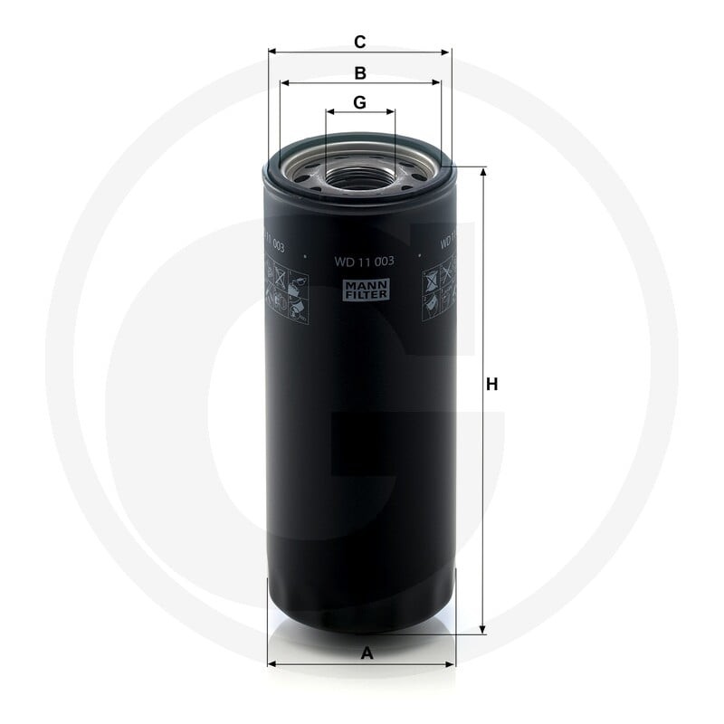 MANN FILTER Filtr oleju hydraulicznego 565… | poltechparts.pl